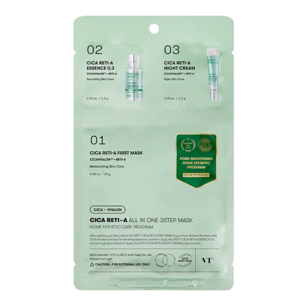 VT Cica Reti-A All-In-One 3-Step Mask (1 PC)