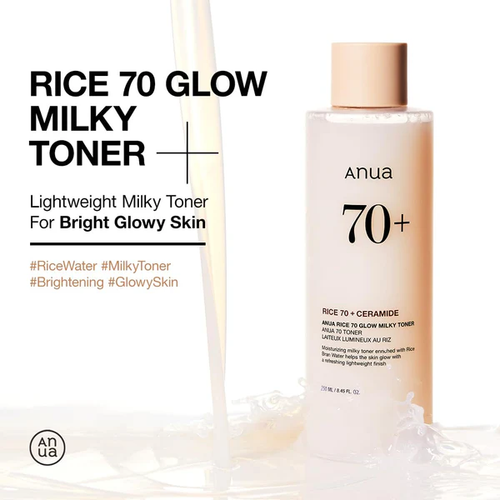 ANUA Rice 70 Glow Milky Toner