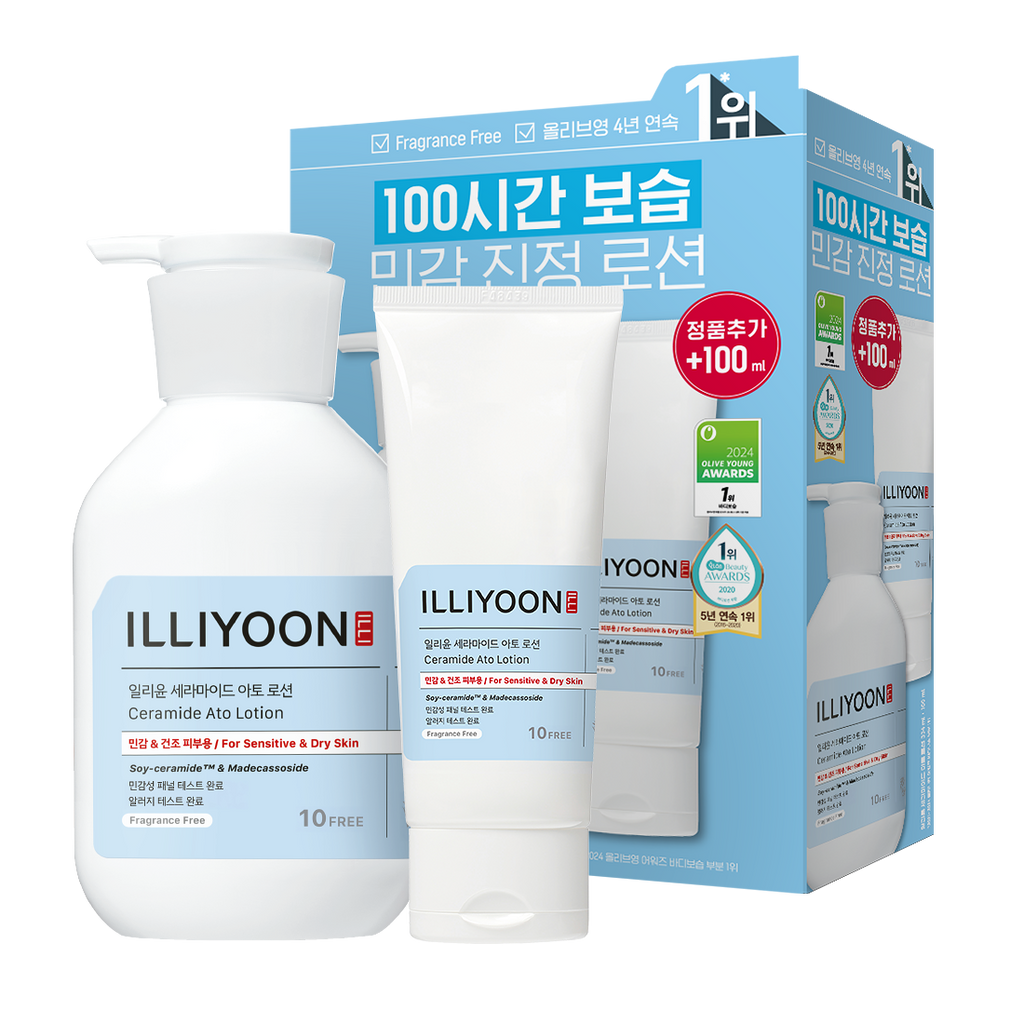 Illiyoon Ceramide Ato Concentrate Lotion Set (334ml + 100ml)