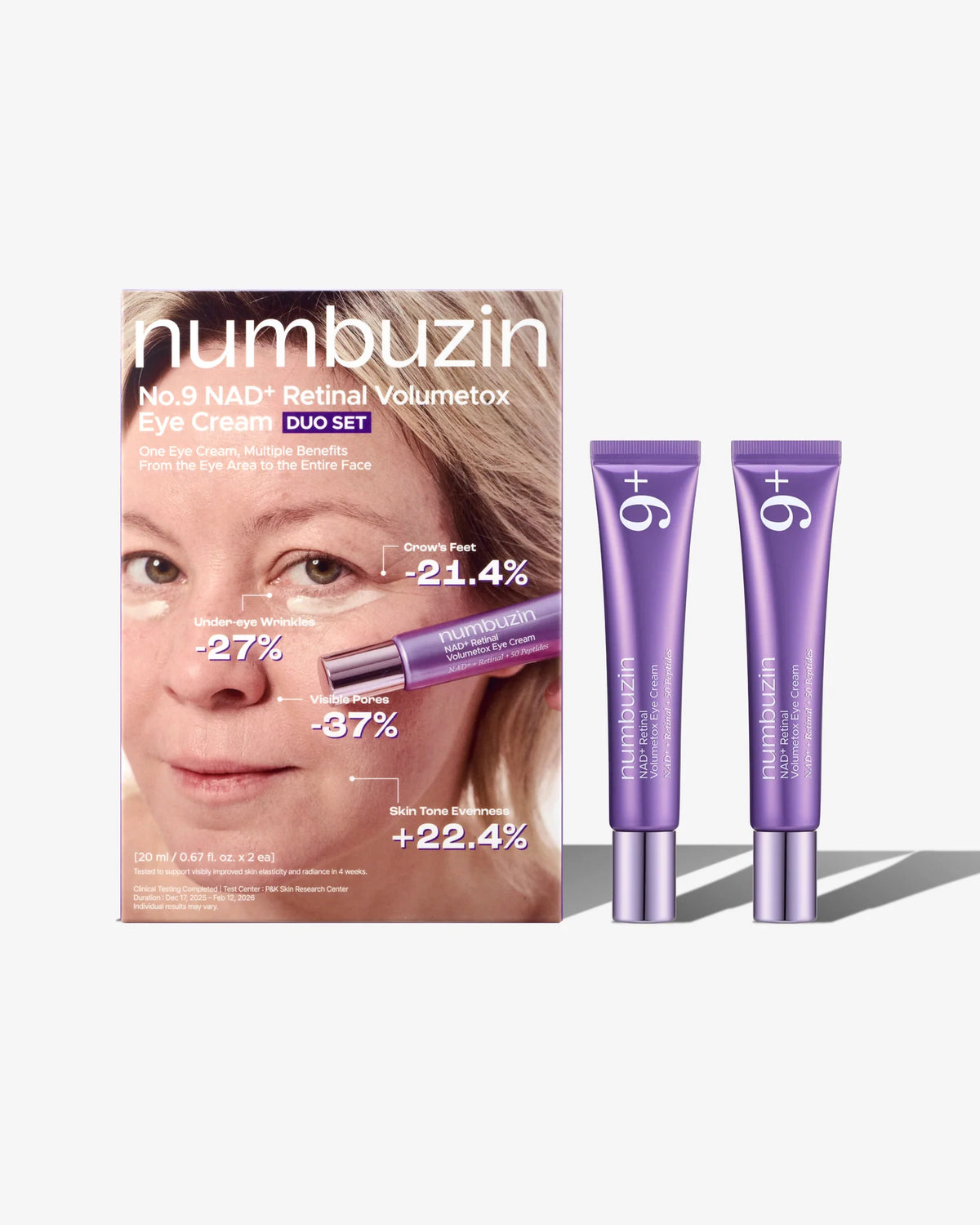 NUMBUZIN No 9 NAD Retinal Volumetox Eye Cream Duo Set