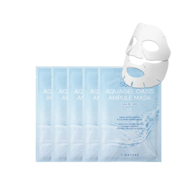 S.Nature Super Aquagel Oasis Ampule Mask (5PCS)
