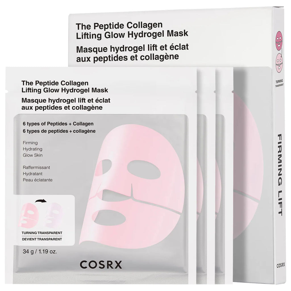 COSRX The Peptide Collagen Lifting Glow Hydrogel Mask (3 PCS)
