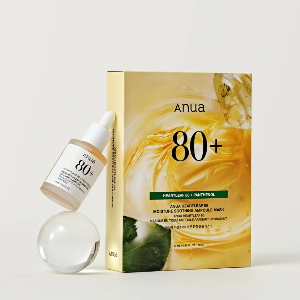 ANUA Heartleaf 80% Ampoule Mask (10 PCS)