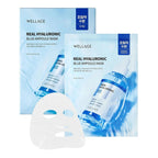 WELLAGE Real Hyaluronic Blue Ampoule Mask (5 PCS)
