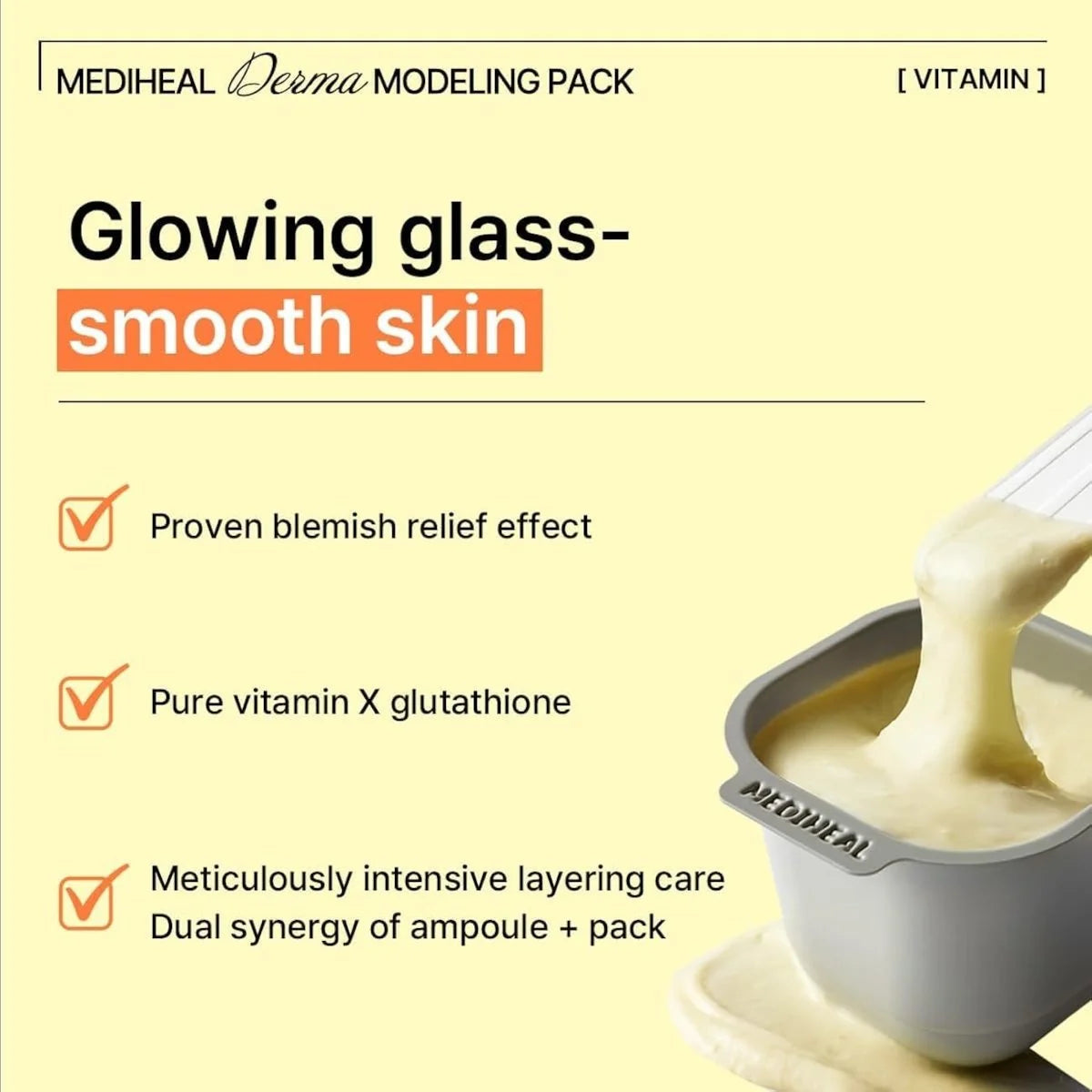 MEDIHEAL Derma Modeling Pack Vitamin Brightening (28g)