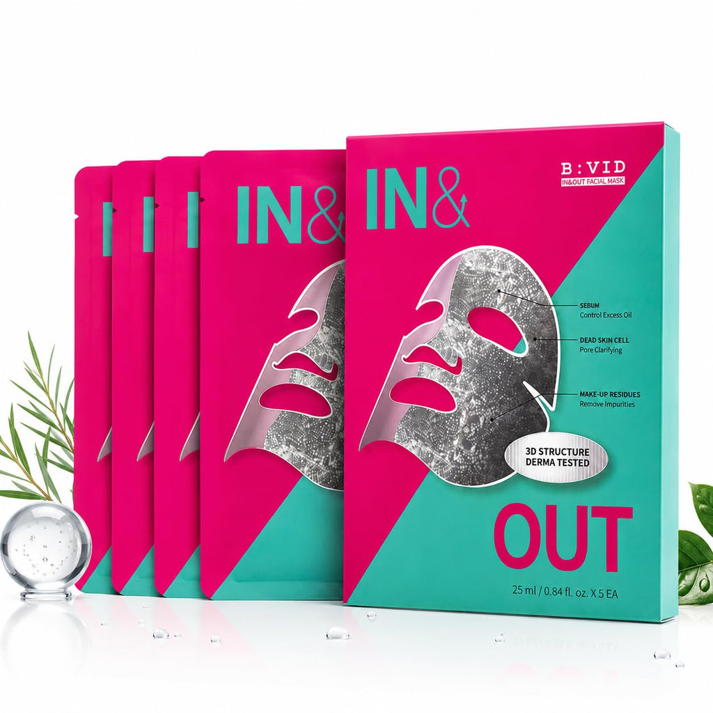 BIVID IN OUT Bio Cellulose Face Mask (5 PCS)
