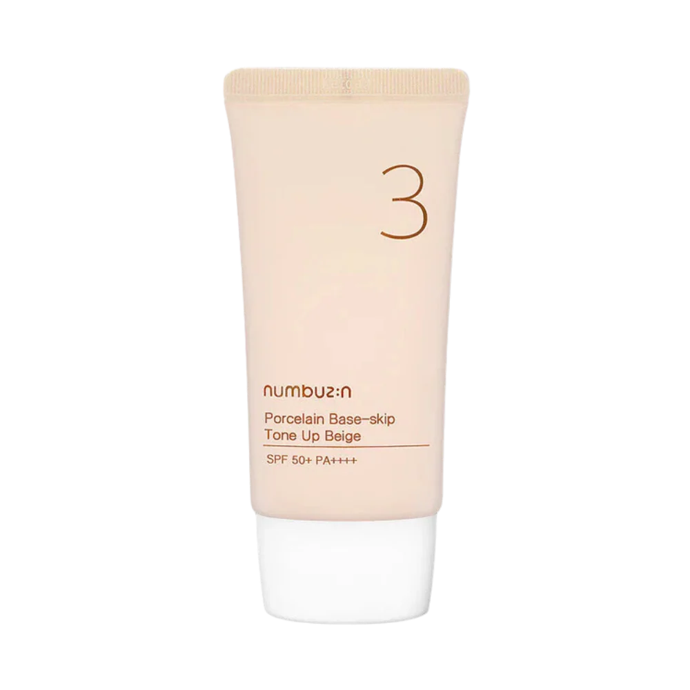 Numbuzin No.3 Porcelain Base-Skip Tone Up Beige (50ml)