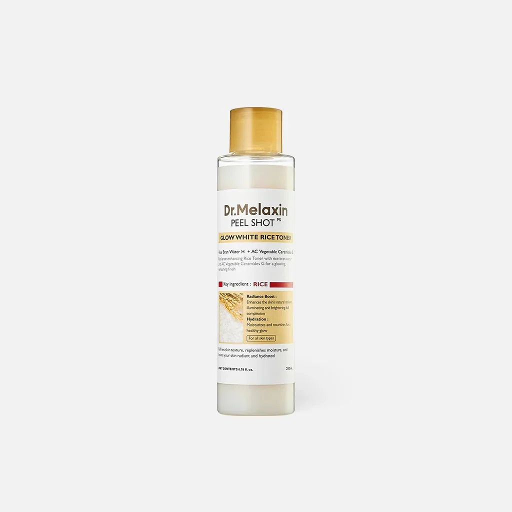 Dr.Melaxin Peel Shot Glow White Rice Toner (200ml)