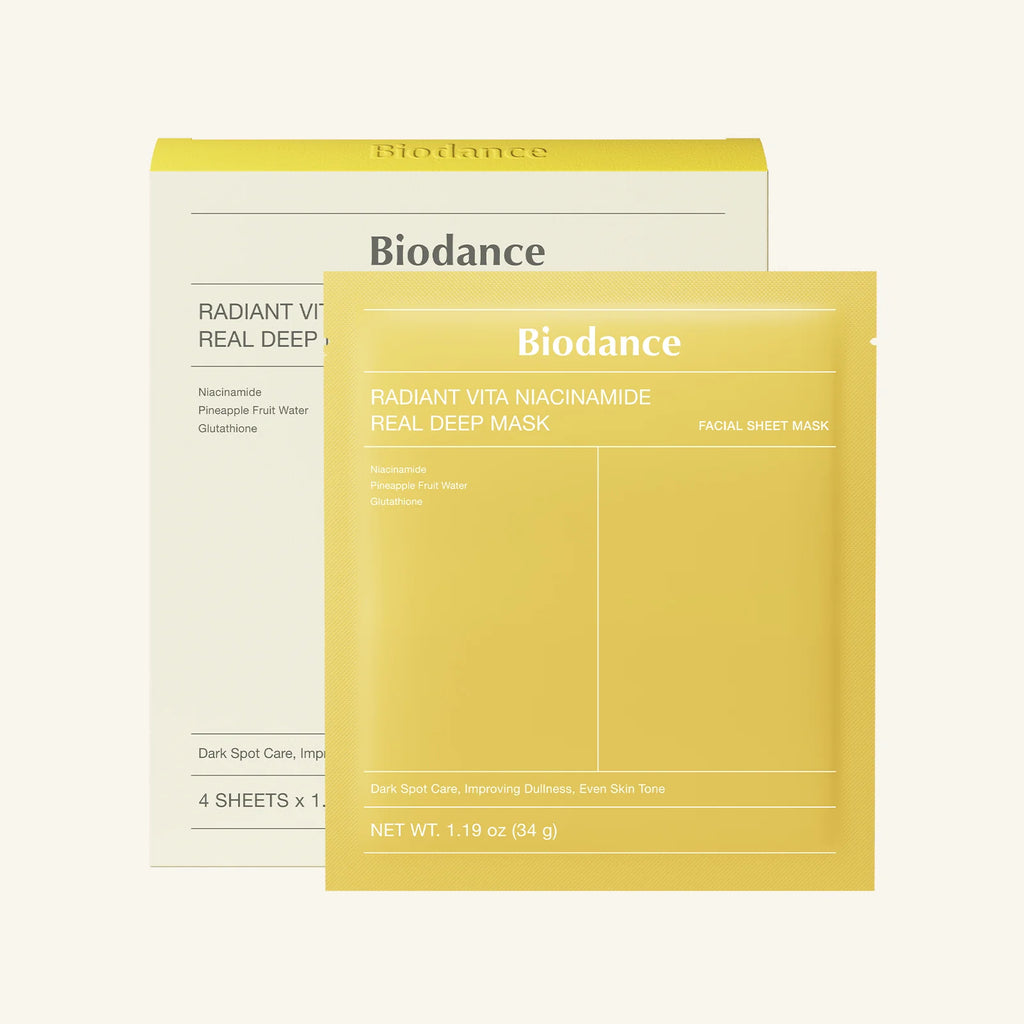 Biodance Radiant Vita Niacinamide Real Deep Mask DUO Set