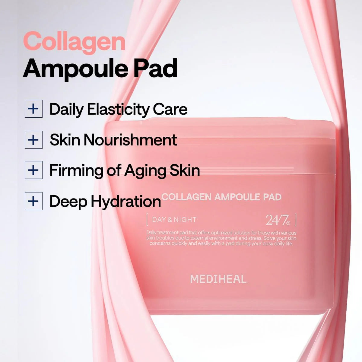 MEDIHEAL Collagen Ampoule Pad (100pcs)