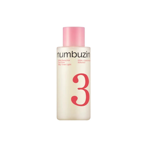 Numbuzin No.3 Bifida Bakuchiol Zero Pore Milky Toner Light (200ml)