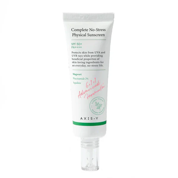 AXIS-Y Complete No-Stress Physical Sunscreen Broad Spectrum SPF 50+ PA++++ (50ml)