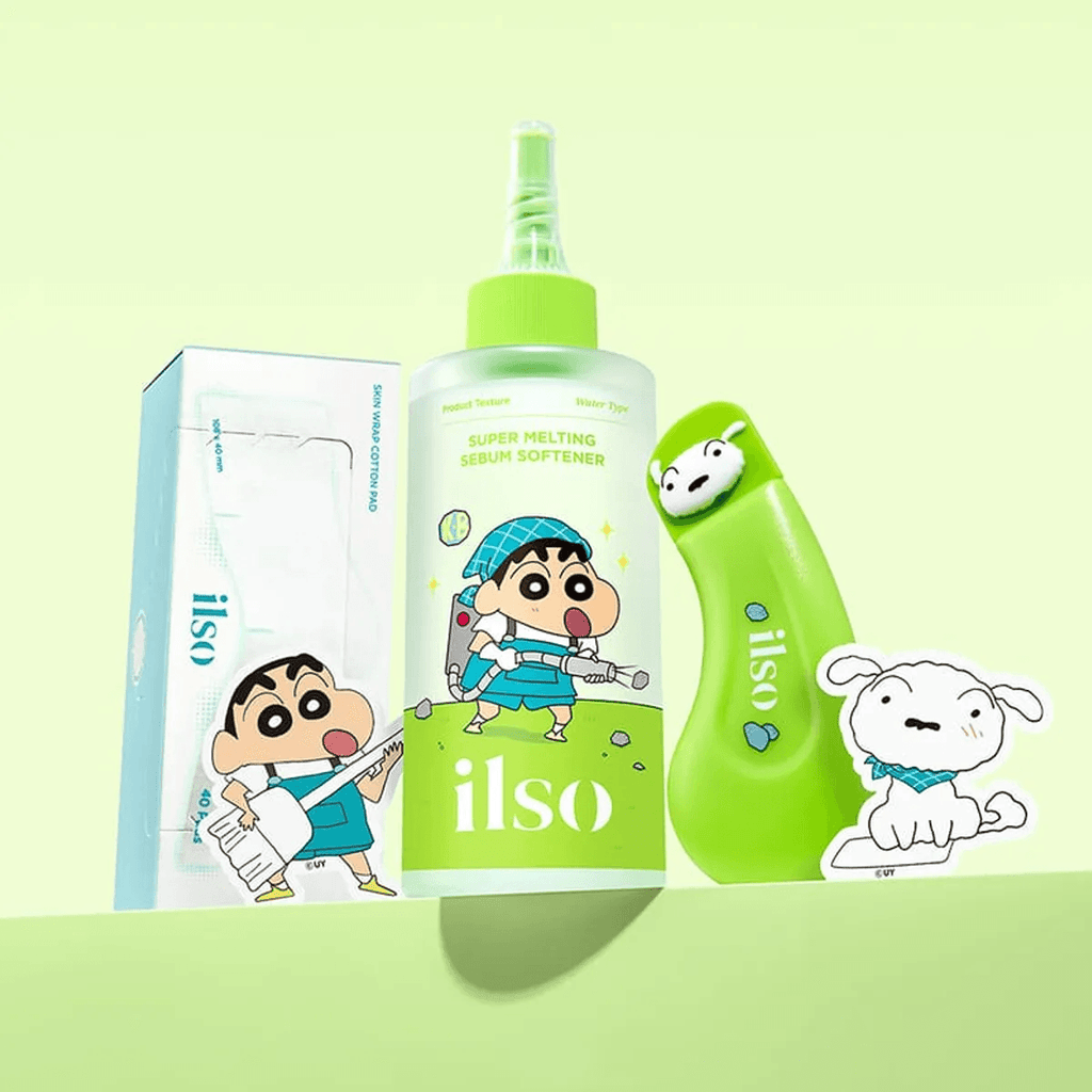 ilso Shinchan Special Edition (Clean Master + Softener + Cotton Pad)