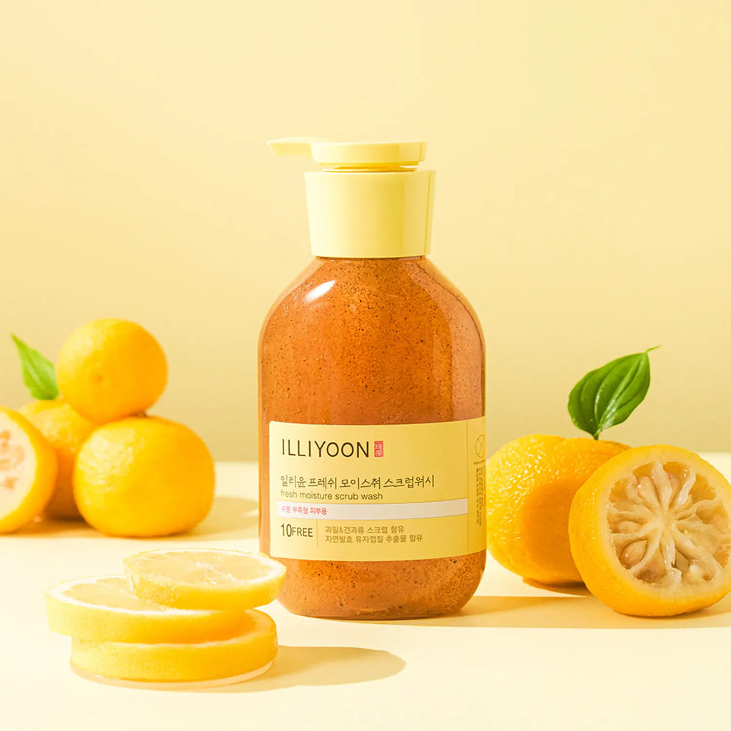 Illiyoon Fresh Moisture Scrub Body Wash (500ml)