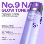 Numbuzin No.9 NAD+ PDRN Glow Boosting Toner (150ml)