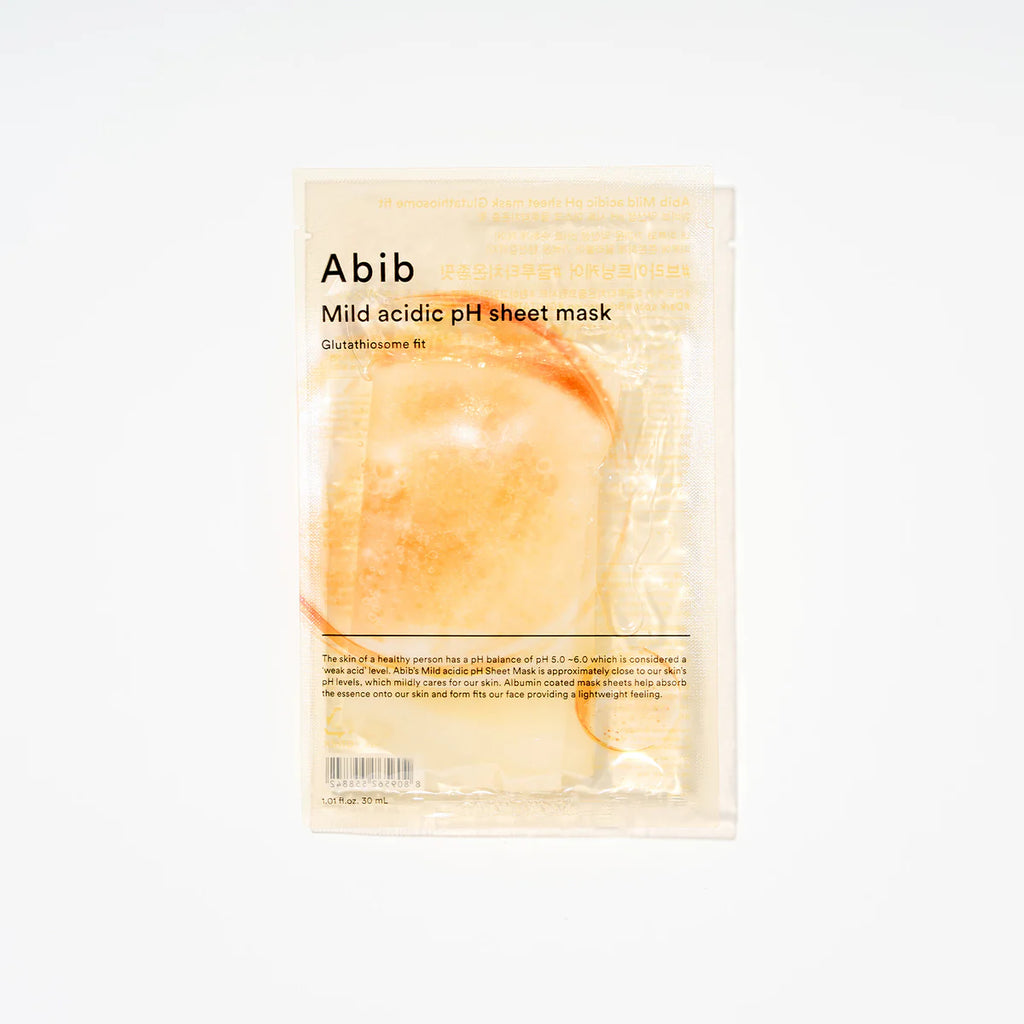 Abib Mild Acidic pH Sheet Mask Glutathiosome Fit