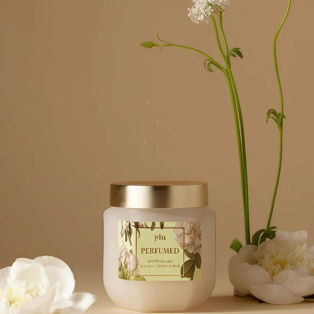 PLU Perfumed Sea Salt Body Scrub White Blanc (500g)