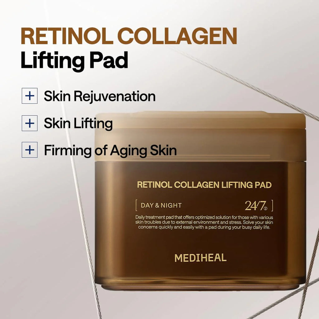 MEDIHEAL Retinol Collagen Lifting Pad (100pcs)