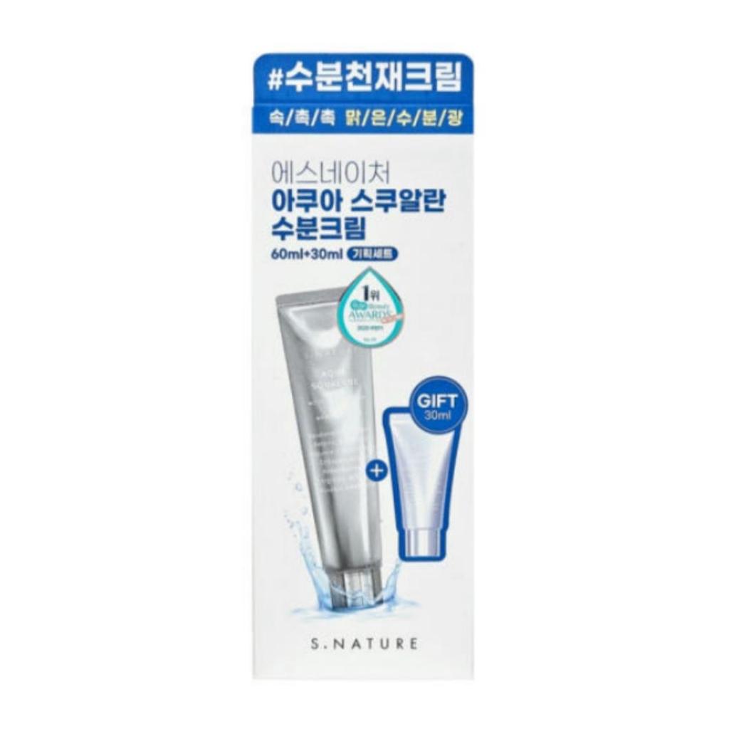 S. NATURE Aqua Squalane Moisturizing Cream Set 60ml+30ml