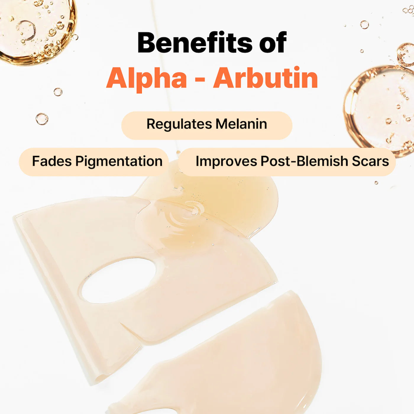 COSRX The Alpha-Arbutin Discoloration Care Hydrogel Mask (3 PCS)