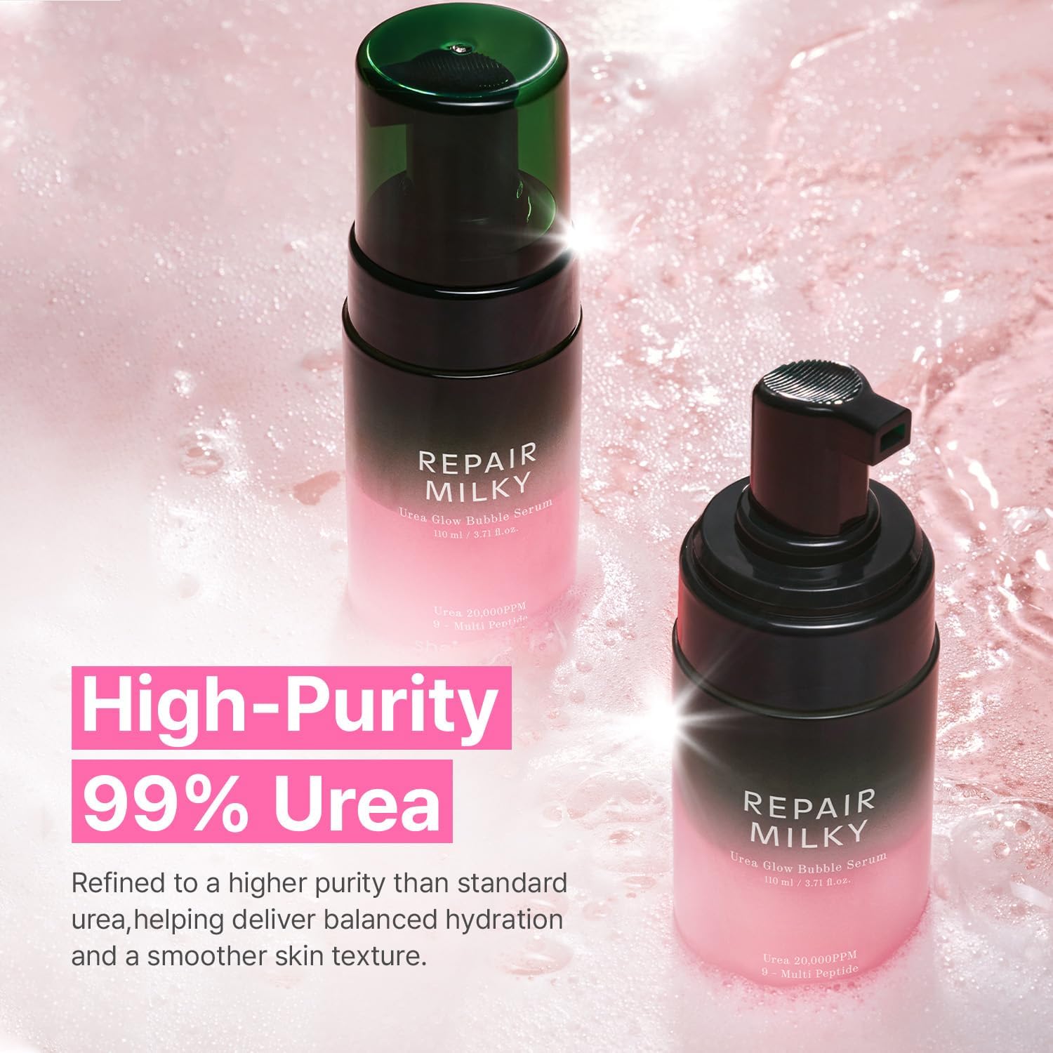 SHAISHAISHAI Repair Milky Urea Glow Bubble Serum (110ml)