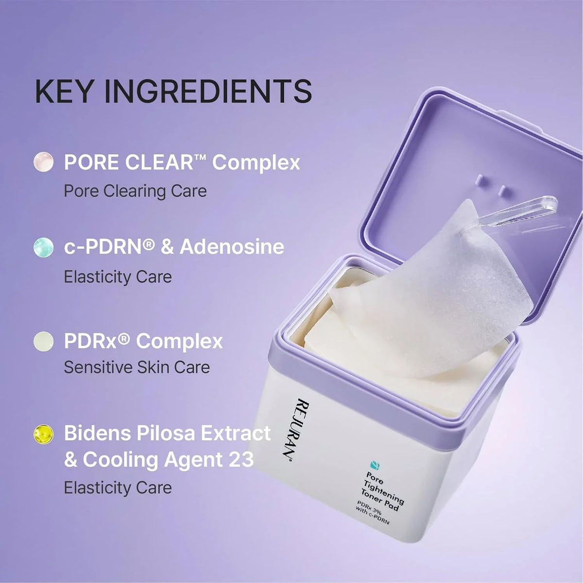 REJURAN Derma Healer Pore Tightening Toner Pad (60P)