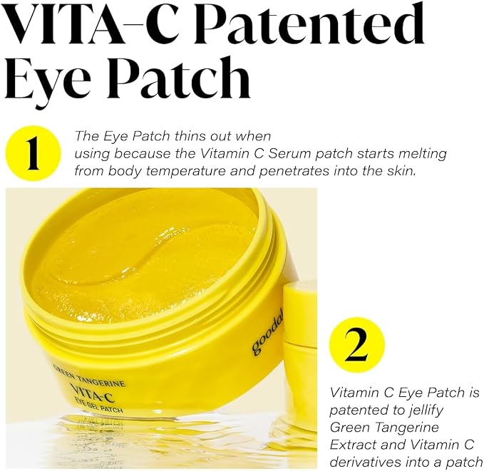 Goodal Green Tangerine Vita C Dark Spot Care Eye Patch Alpha (60pcs)