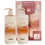 OFF & RELAX Spa Shampoo + Hair Treatment Earl Grey & Cucumber Scent Limited Set (2x460ml)