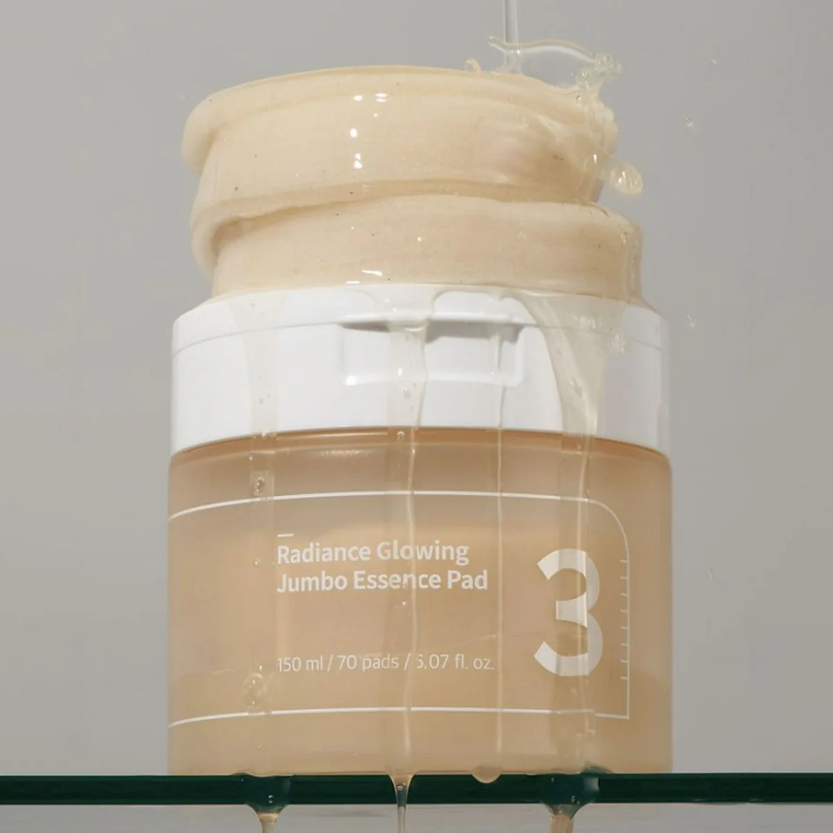 numbuzin No.3 Radiance Glowing Jumbo Essence Pad (70 PCs)