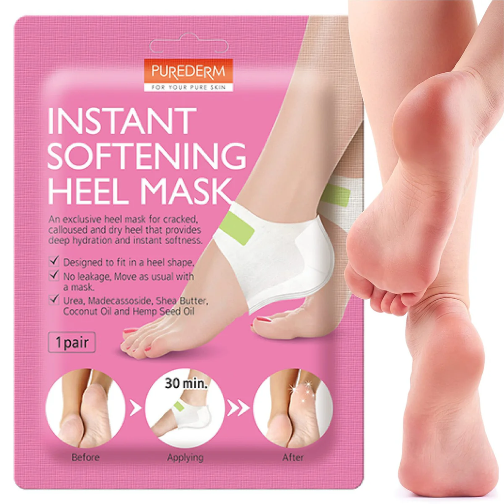 PUREDERM Instant Softening Heel Mask