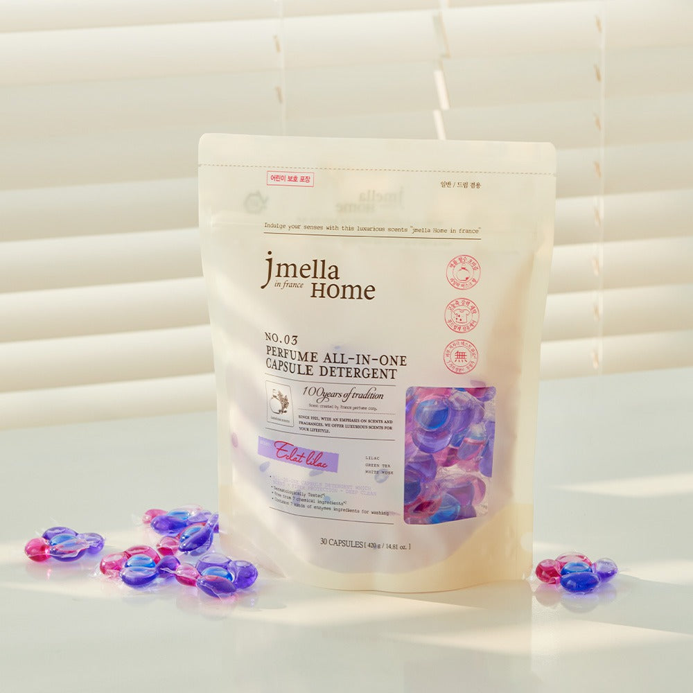 Jmella #1 Perfume AIO Capsule Detergent 30p — Korean beauty product, available at SEYUNE