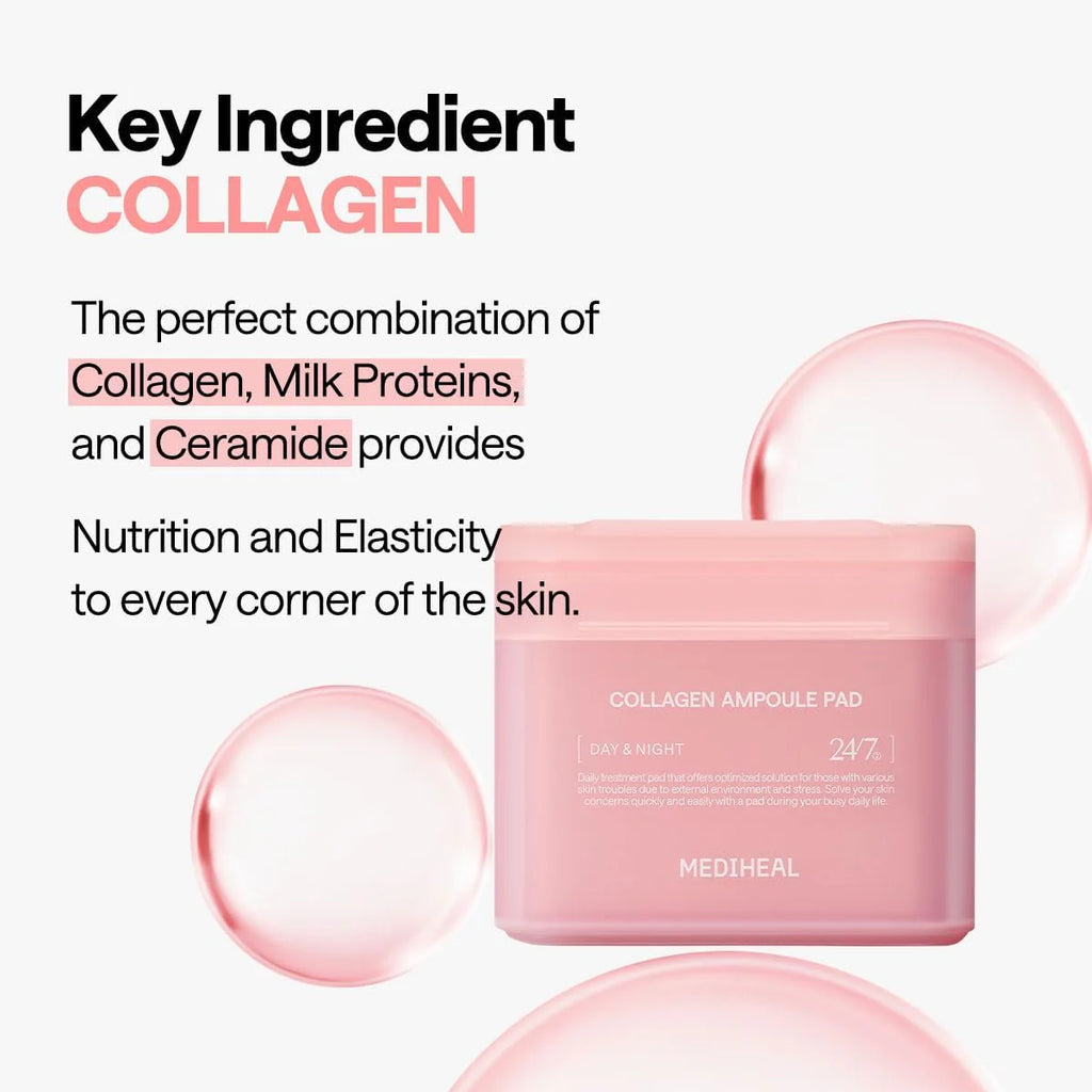 MEDIHEAL Collagen Ampoule Pad (100pcs)