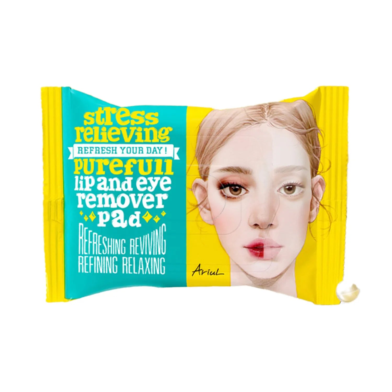 ARIUL Stress Relieving Lip & Eye Remover Pad (30 Pads)