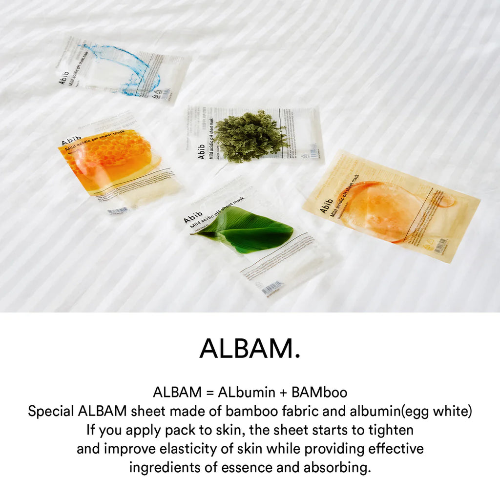Abib Mild Acidic pH Sheet Mask Heartleaf Fit