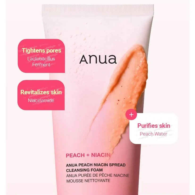 ANUA Peach Niacin Spread Cleansing Foam (150ml)