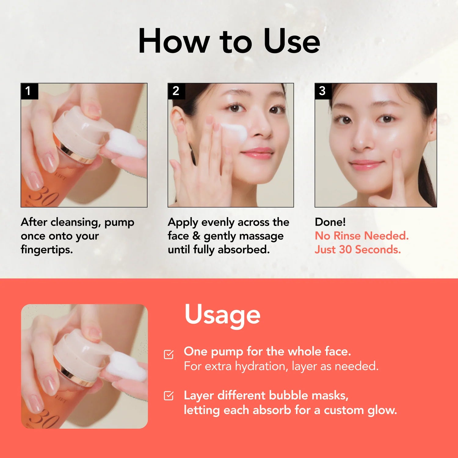 Menokin Bubble Mask (95ml)