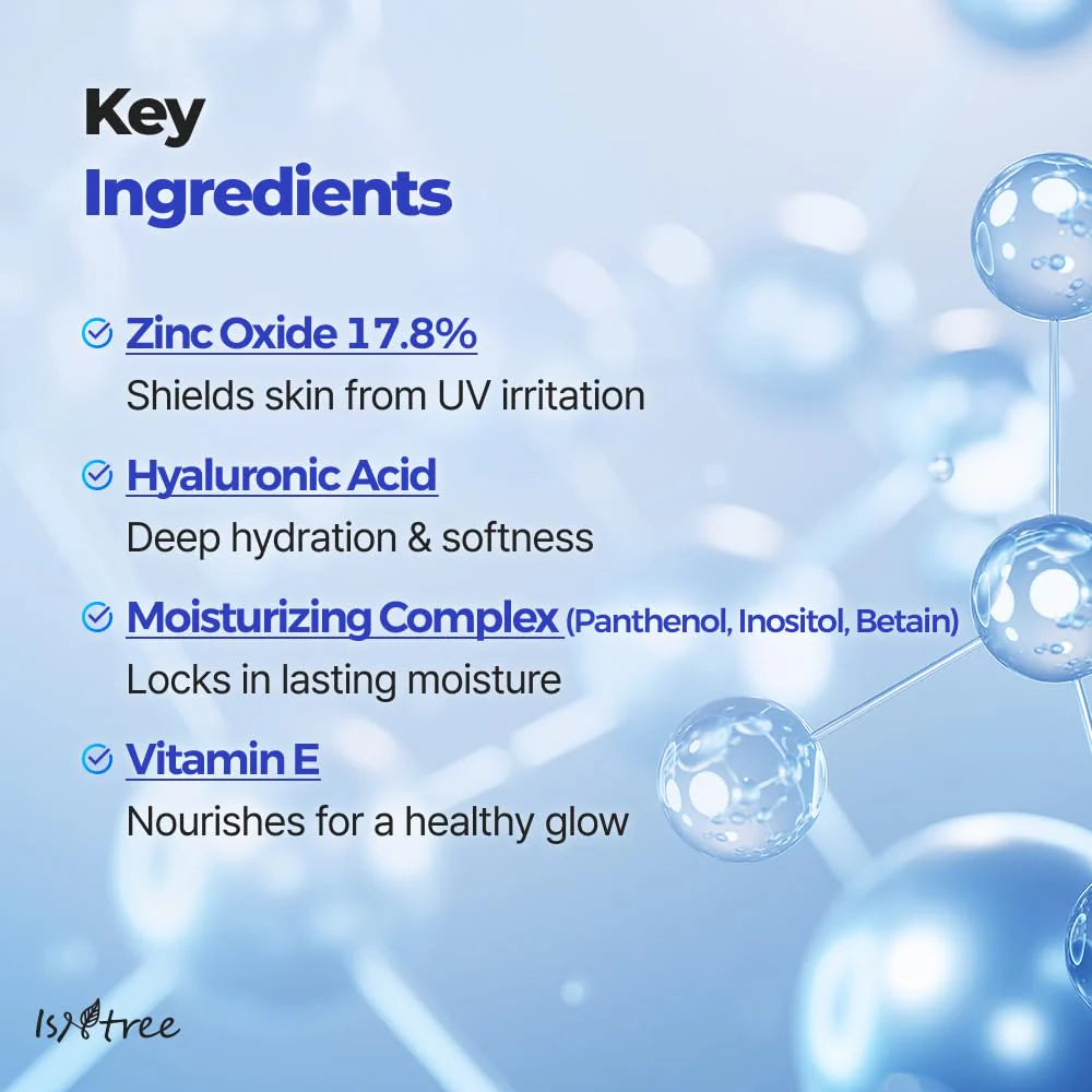 Isntree Hyaluronic Acid Natural Sun Cream SPF50+ PA++++ (50ml)