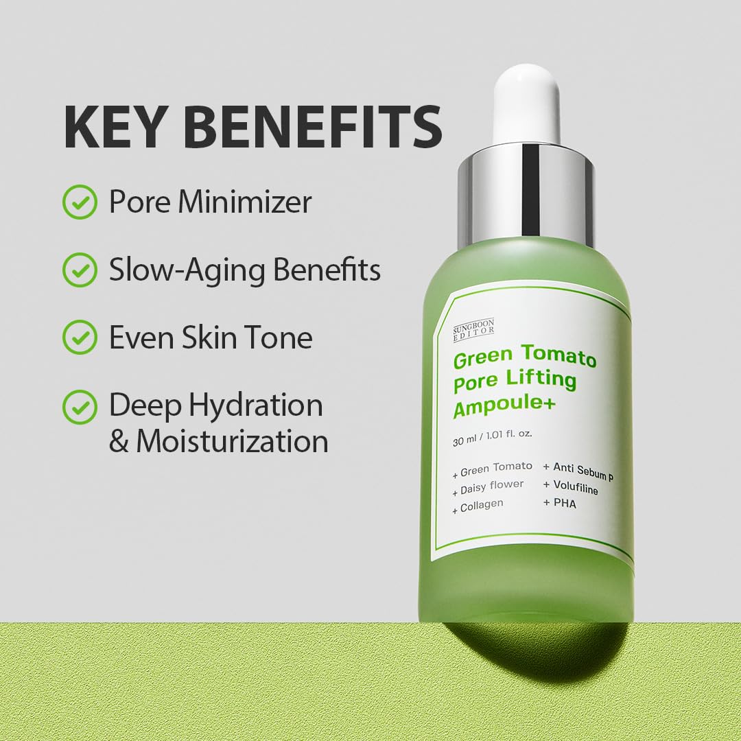 Sungboon Editor Green Tomato Pore Lifting Ampoule Refill Set (30ml+30ml+10ml)