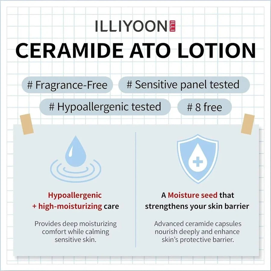 ILLIYOON Ceramide Ato Lotion Set