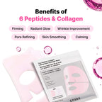COSRX The Peptide Collagen Lifting Glow Hydrogel Mask (3 PCS)