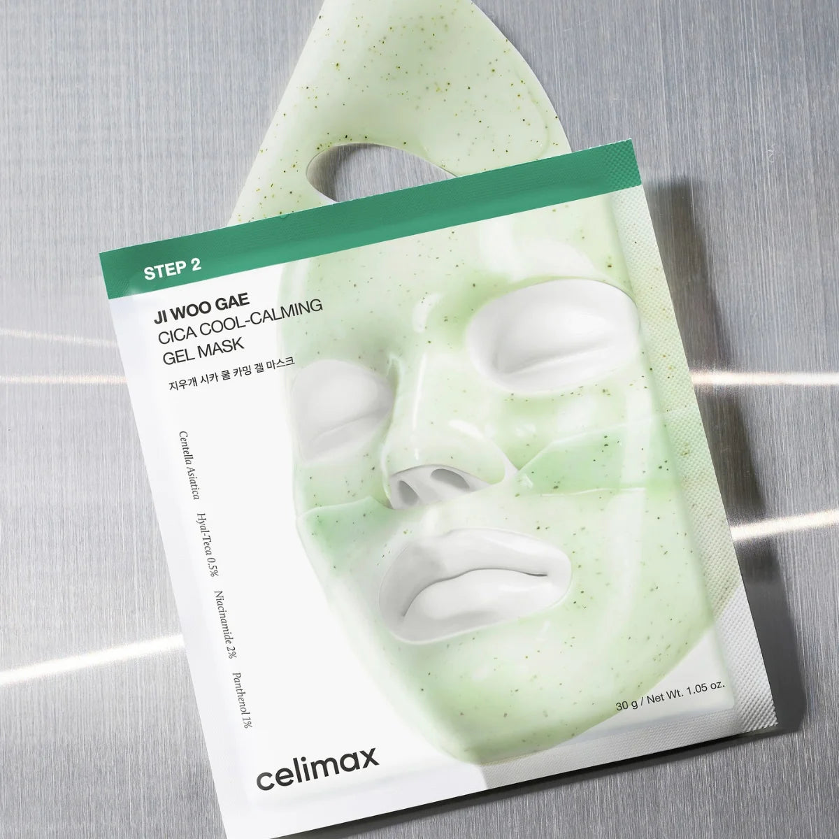 CELIMAX Ji Woo Gae Cica PHA Peel 2 Step Gel Mask (4 PCS)