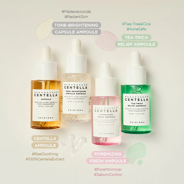 SKIN1004 Madagascar Centella Ampoule Kit (4 PCs)