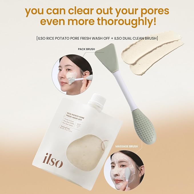 ILSO Rice Potato Pore Fresh Wash Off Mask (150g)