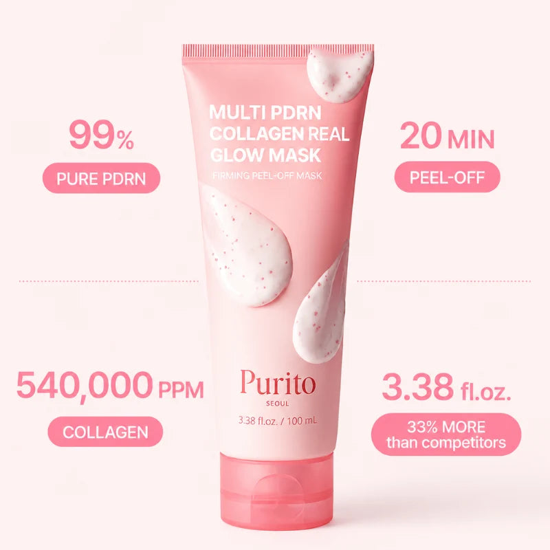 Purito Multi PDRN Collagen Real Glow Mask (100ml)