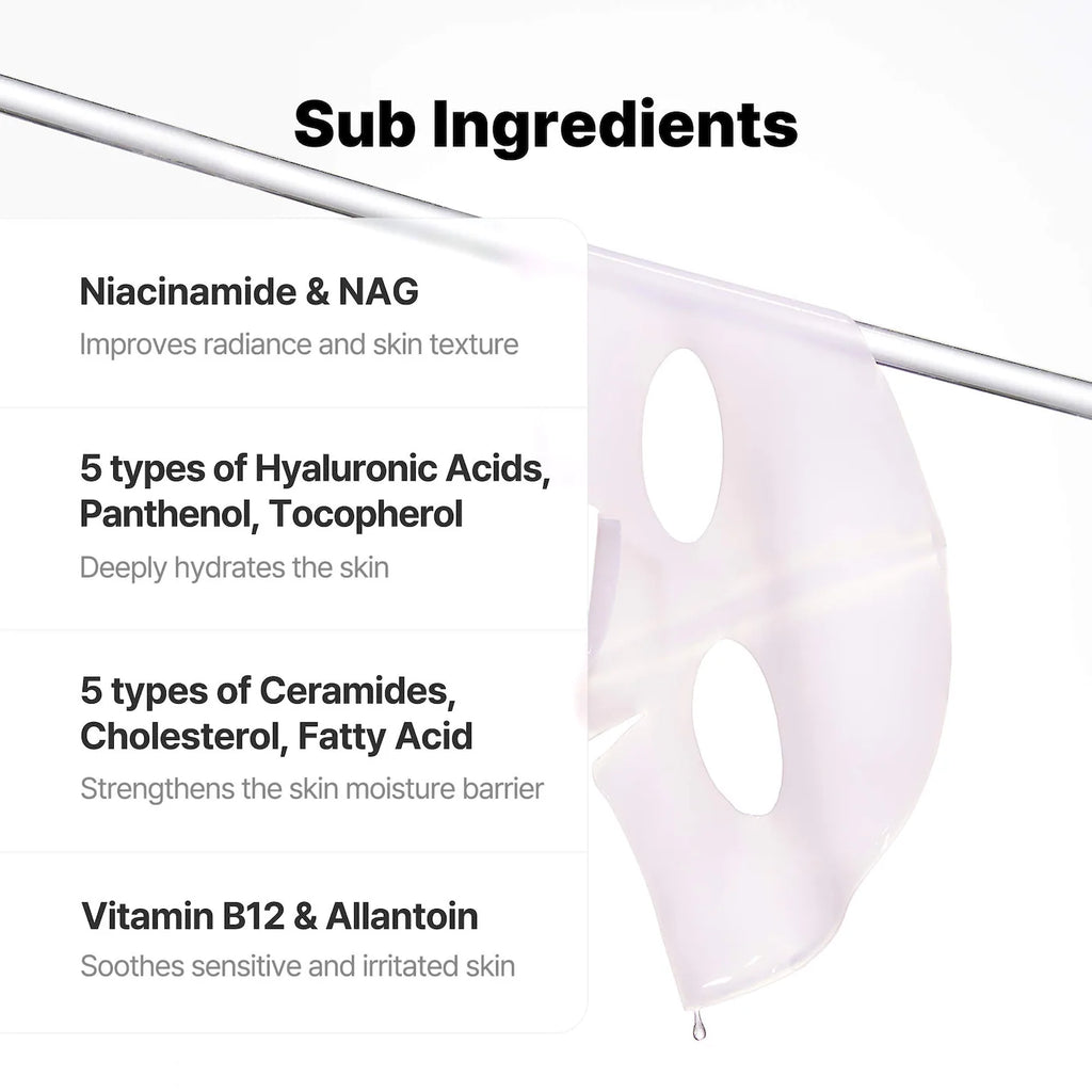 COSRX The Peptide Collagen Lifting Glow Hydrogel Mask (3 PCS)