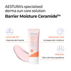 Aestura Derma UV365 Red Calming Tone-up Sunscreen Sunscreen Set (40ml+20ml)