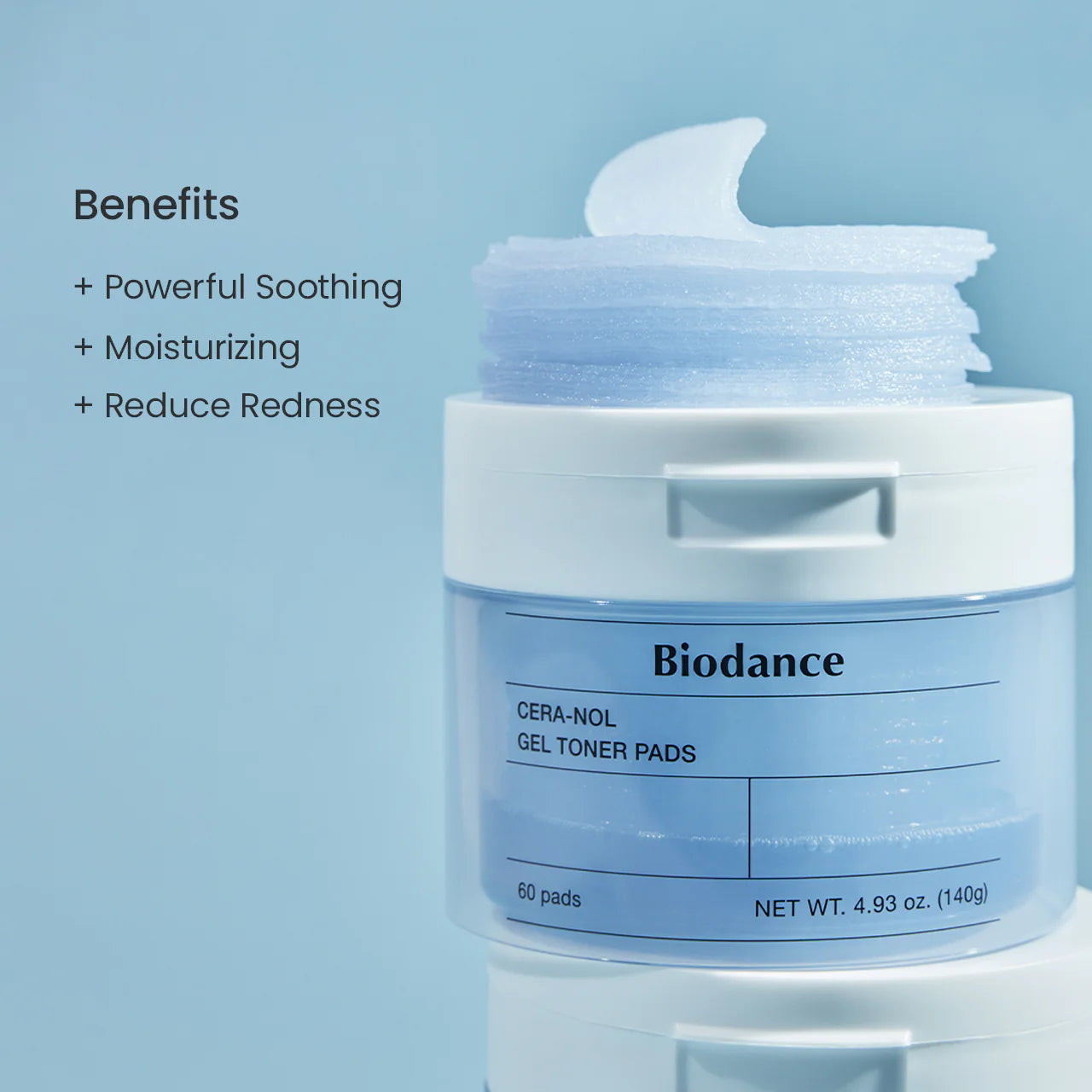 BIODANCE Hydro Cera Nol Gel Toner Pads (60 PCS)