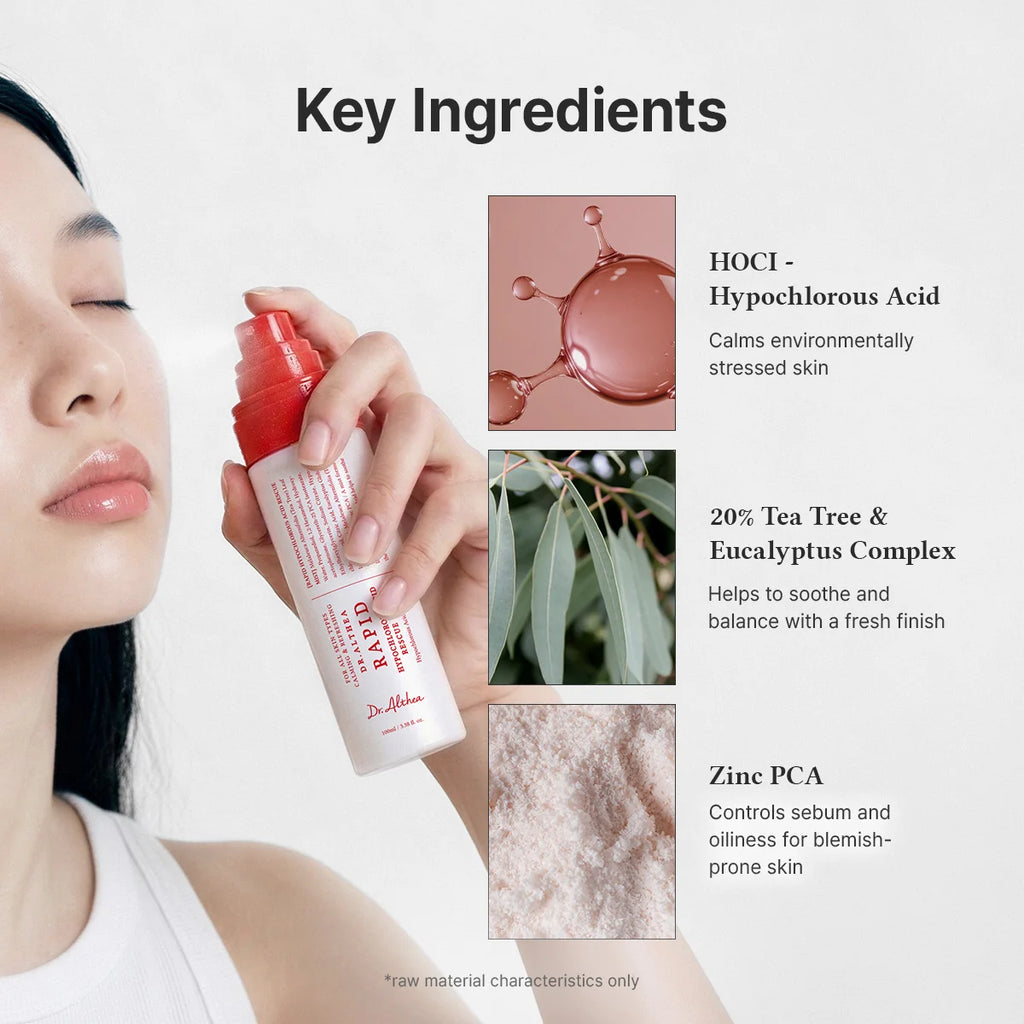 DR ALTHEA Rapid Hypochlorous Acid Rescue Mist