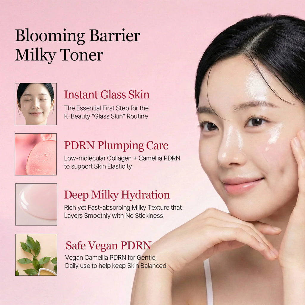 Round Lab Camellia Deep Collagen PDRN Milky Toner (150ml)