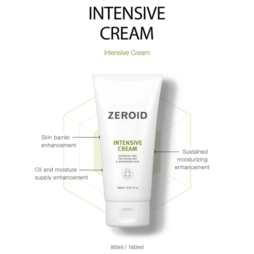 [Nureongi Set] ZEROID Intensive Cream (80ml+50ml+Pouch)